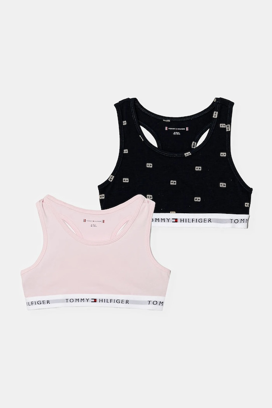 Tommy Hilfiger biustonosz dziecięcy 2-pack miękka różowy UG0UG00749.9BYH