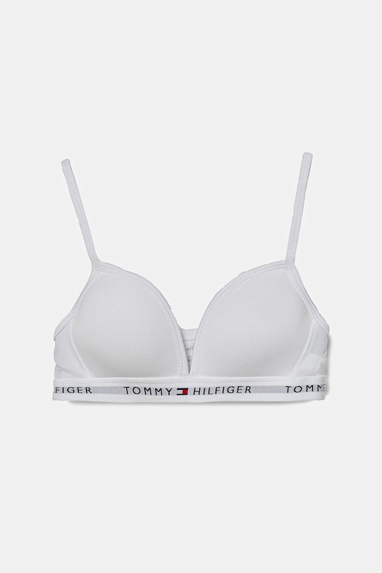 Tommy Hilfiger biustonosz dziecięcy lekko usztywniana biały UG0UG00772.9BYH