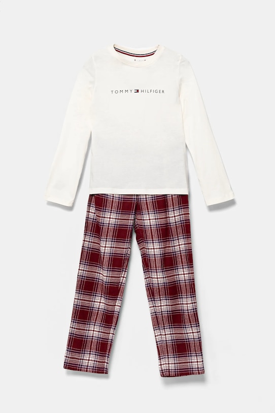 Παιδική πιτζάμα Tommy Hilfiger στάμπα κόκκινο UG0UG00770.9BYH