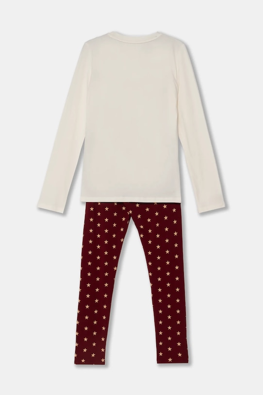 Детска пижама Tommy Hilfiger UG0UG00777.9BYH бордо AW24