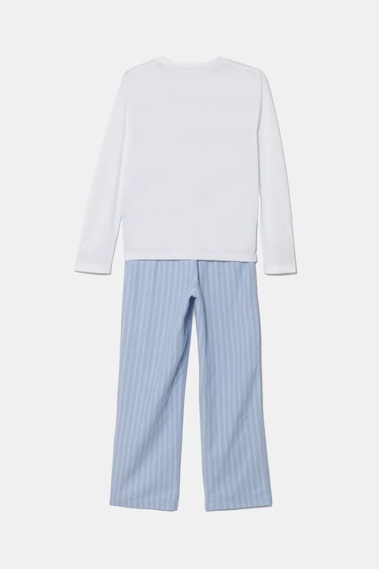 Otroška pižama Abercrombie & Fitch KI246.4007 bela AW24
