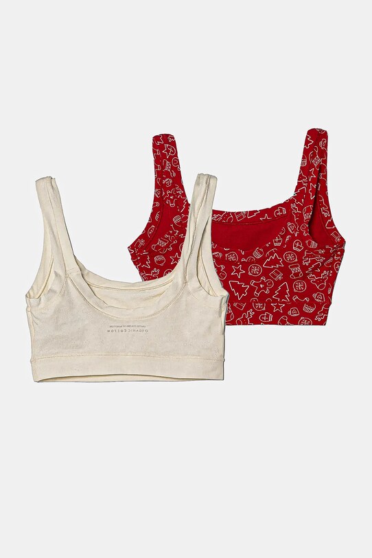 Бюстгальтер United Colors of Benetton 2-pack м'яка бежевий 3LFC0R006.G.Seasonal