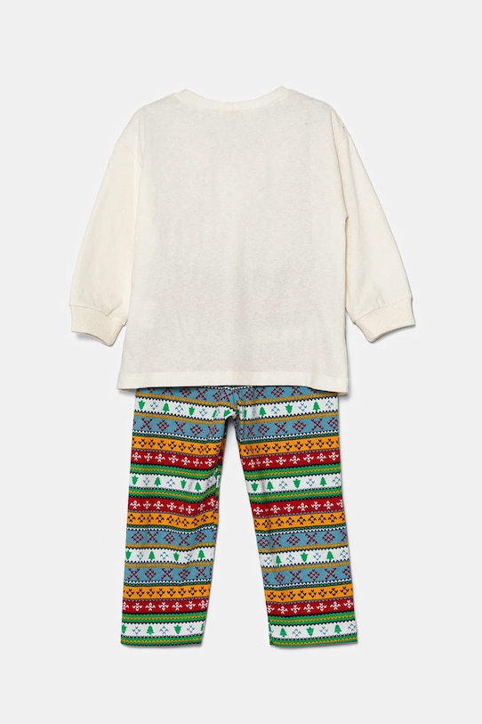 Παιδικές βαμβακερές πιτζάμες United Colors of Benetton 37MW0P07R.G.Seasonal μπεζ AW24