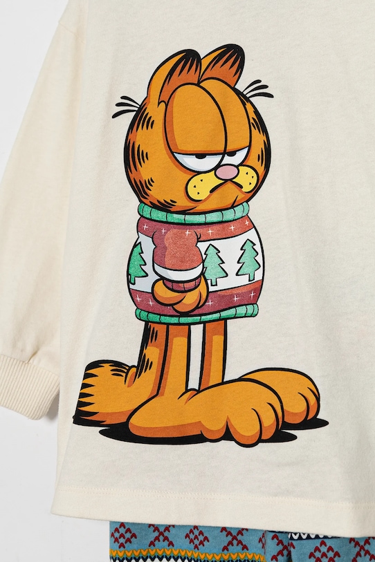 Κοριτσίστικα Παιδικές βαμβακερές πιτζάμες United Colors of Benetton 37MW0P07R.G.Seasonal μπεζ