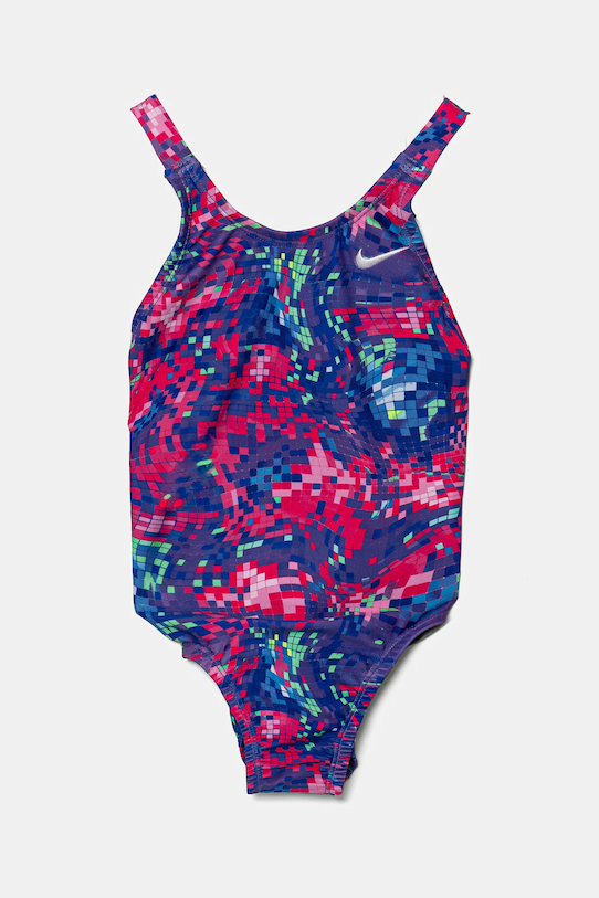 Jednodílné dětské plavky Nike Kids měkké růžová NESSE045