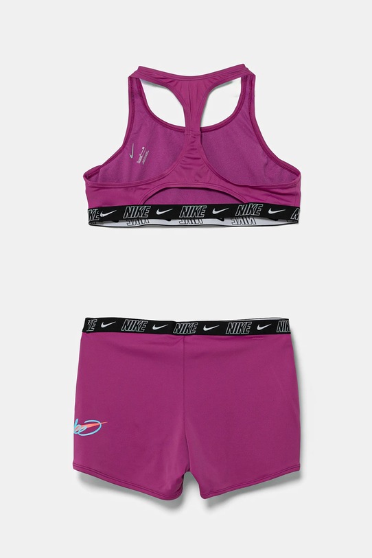 Dvoudílné dětské plavky Nike Kids NESSE727 fialová AW24