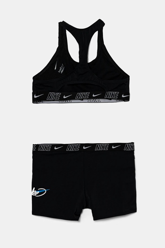 Nike Kids costum de baie pentru copii din două piese NESSE727 negru AW24