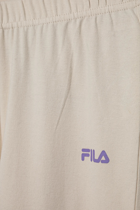 Fila set de pijama de bumbac pentru copii bej FPW1441