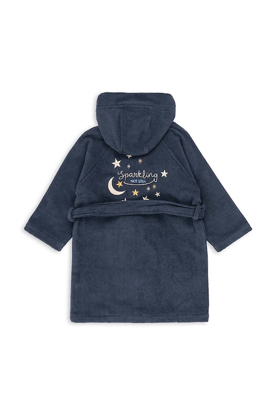 Pamučni kućni ogrtač za bebe Konges Sløjd TERRY BATHROBE GOTS KS101706 mornarsko plava AW24