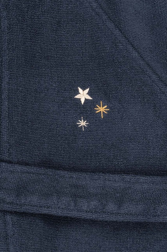 Pamučni kućni ogrtač za bebe Konges Sløjd TERRY BATHROBE GOTS mornarsko plava KS101706
