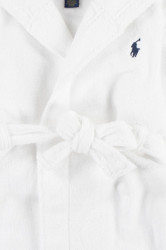 Polo Ralph Lauren szlafrok bawełniany dziecięcy 8P0188 biały