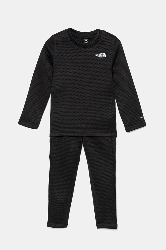 Sada dětského funkčního prádla The North Face DOTKNIT THERMAL SET Planet friendly černá NF0A88VCJK31