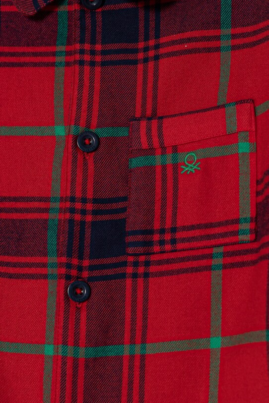 Chlapec Detské bavlnené pyžamo United Colors of Benetton 43UL0P007.G.Seasonal červená