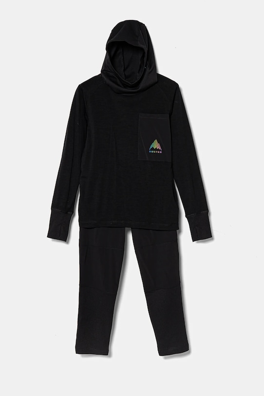 Комплект функціональної вовняної дитячої білизни Burton OUTBM Planet friendly чорний 243561