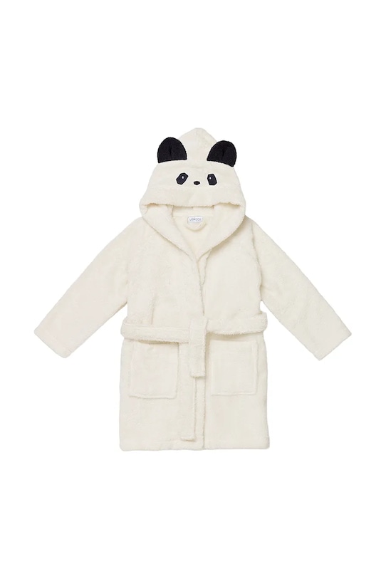Detský bavlnený župan Liewood Lily Bathrobe Planet friendly béžová LW12387