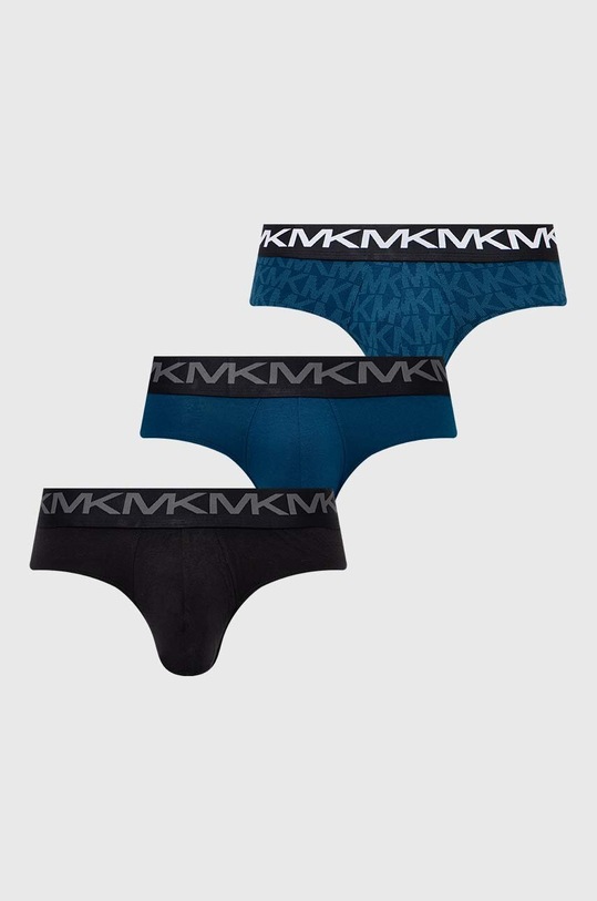 Michael Kors slipy 3-pack dzianina czarny 6F41L10033