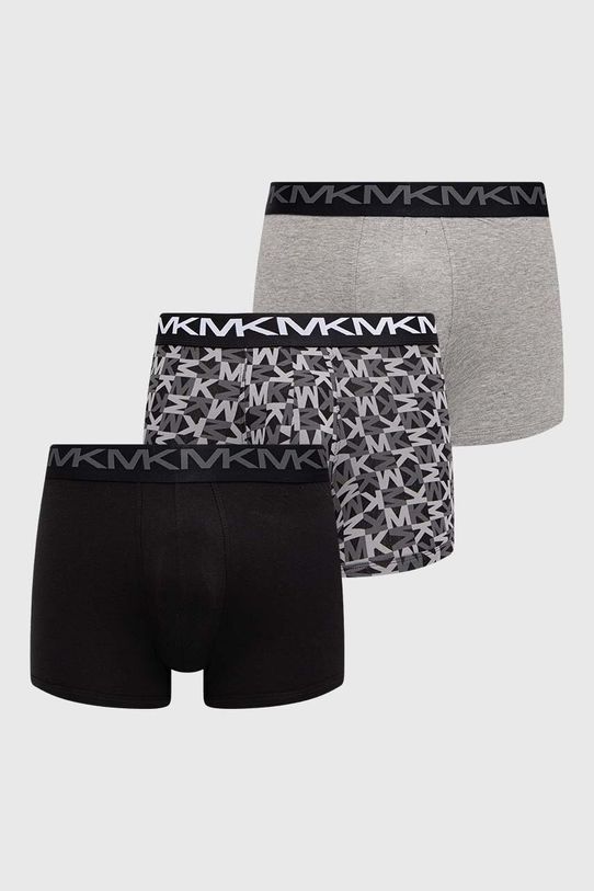 Μποξεράκια Michael Kors 3-pack εφαρμοστό σορτς μπόξερ μαύρο 6F41X10033