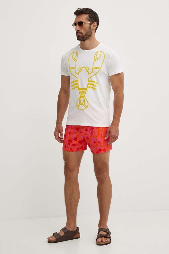 Vilebrequin szorty kąpielowe MOORISE MSOAF135 czerwony AW24