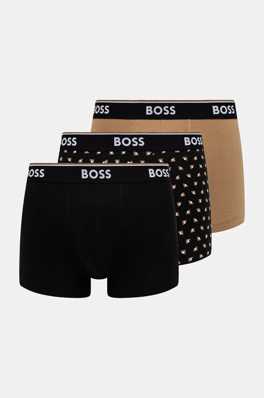 Boxerky BOSS 3-pack hladký vícebarevná 50517829