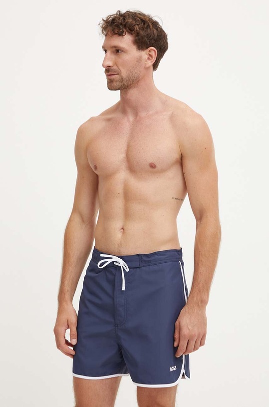 Plavkové šortky BOSS 50518927 tmavomodrá AW24
