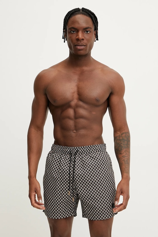 Plavkové šortky BOSS 50518968 černá AW25