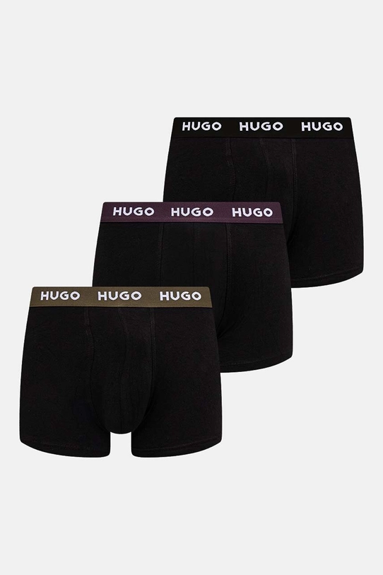 HUGO boxeri 3-pack cu modele negru 50517878