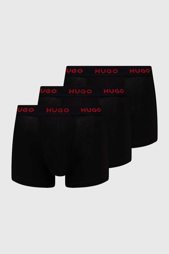 HUGO boxeri 3-pack cu modele negru 50517878