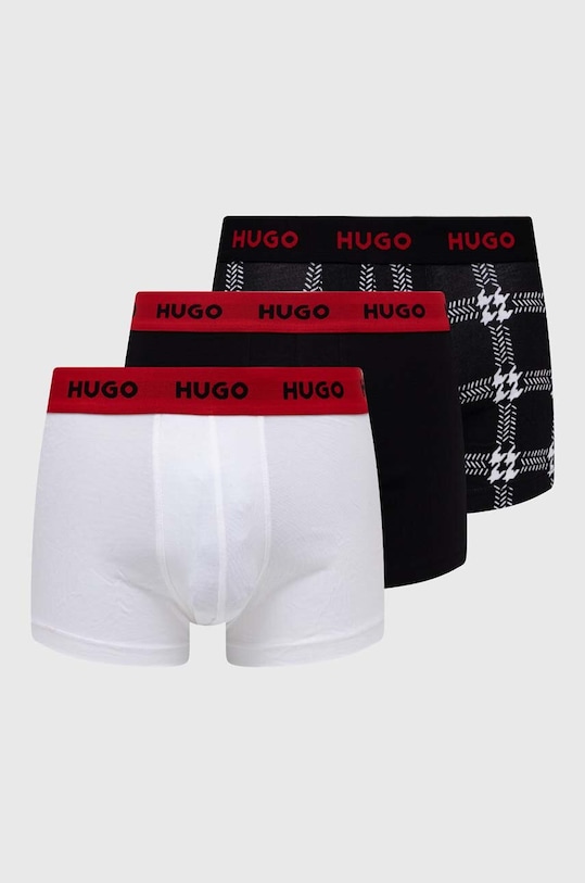 HUGO bokserki 3-pack dzianina czarny 50517894
