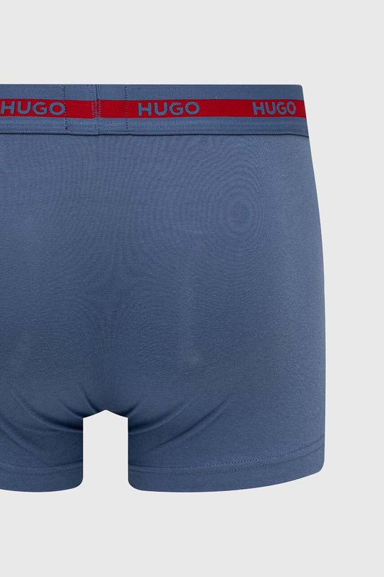 Boxerky HUGO 3-pak 50517883 modrá