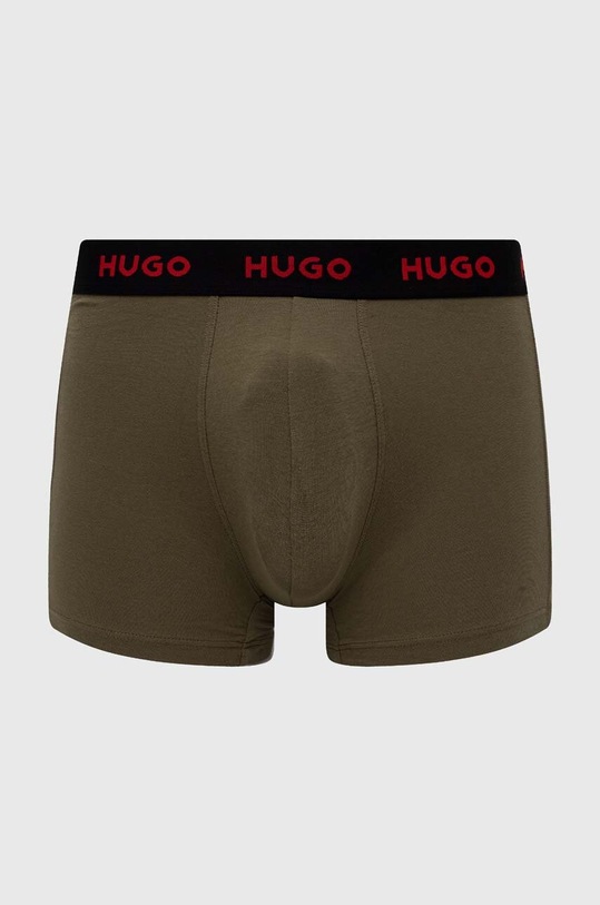 Boxerky HUGO 3-pack 50517887 černá AW24