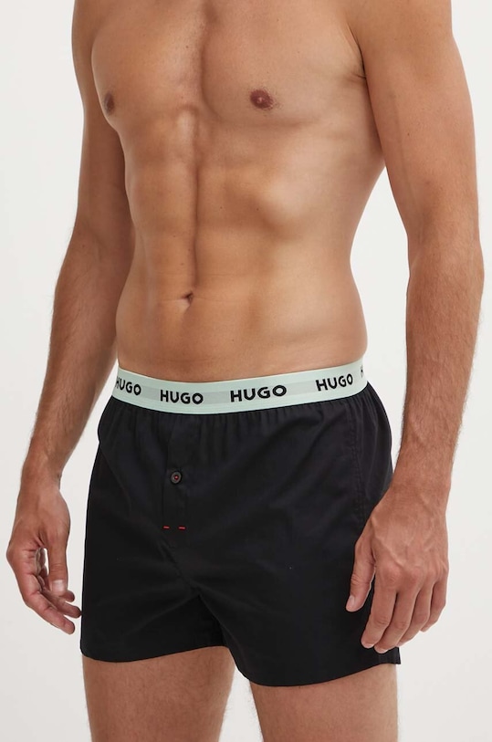 HUGO bokserki bawełniane 3-pack 50518079 czarny AW24