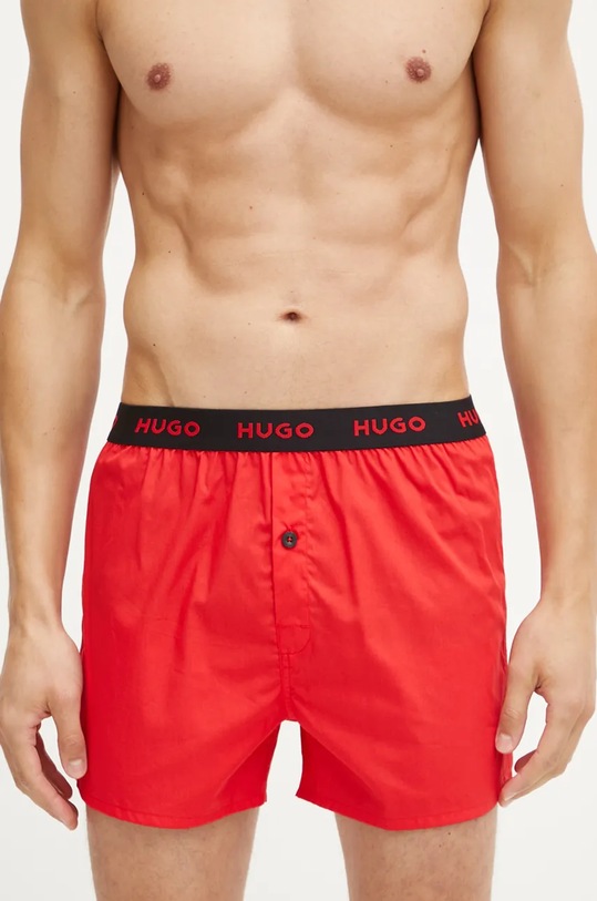 Дрехи Памучни боксерки HUGO (3 броя) 50518079 черен