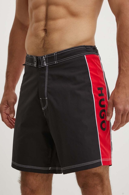 HUGO pantaloni scurti de baie Planet friendly negru 50520657
