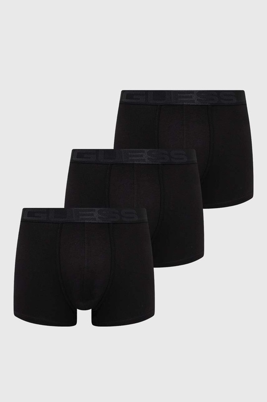 Guess bokserki 3-pack dzianina czarny U4YG03.K6YW0