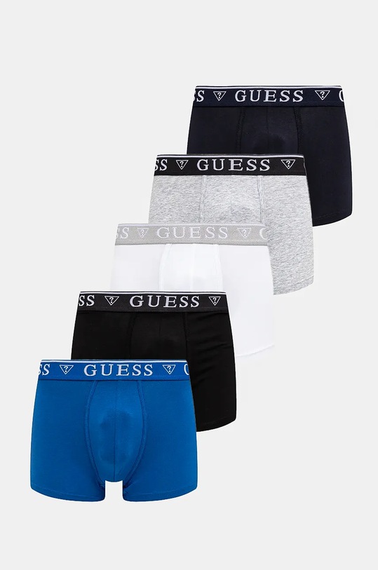 Boxerky Guess 5-pak pletenina sivá U4YG16.K6YW1