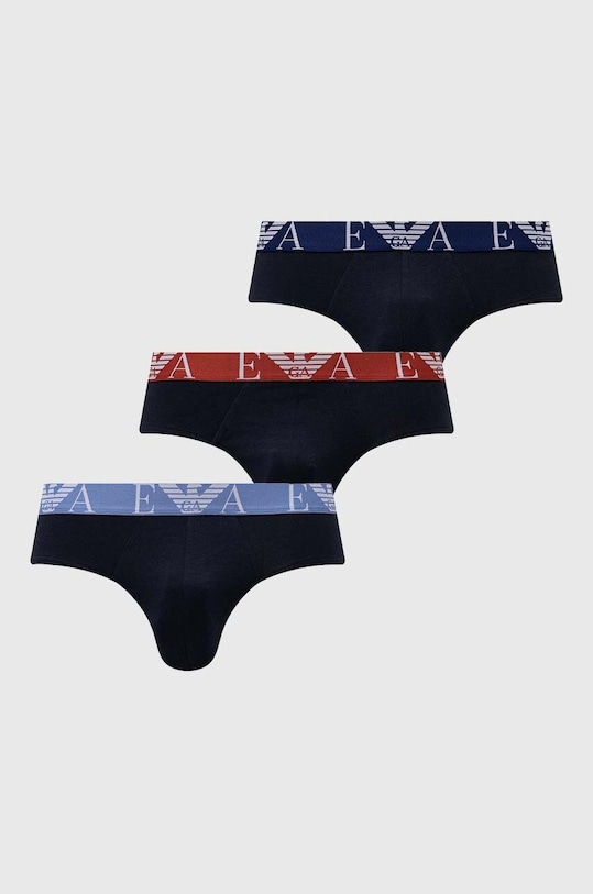 Слипы Emporio Armani Underwear узор тёмно-синий 111734.4F715