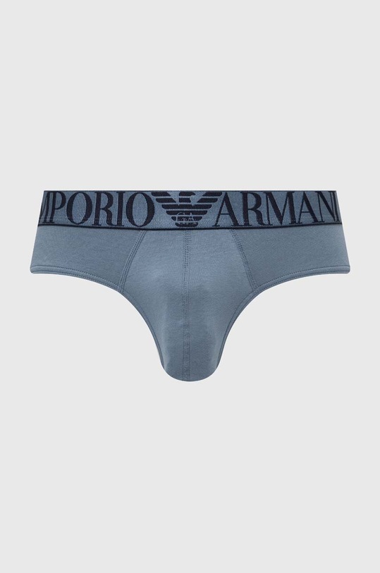 Odzież Emporio Armani Underwear slipy 3-pack 111734.4F726 granatowy