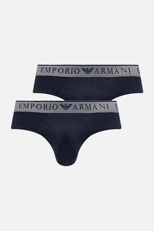 Сліпи Emporio Armani Underwear 2-pack трикотаж темно-синій 111733.4F720