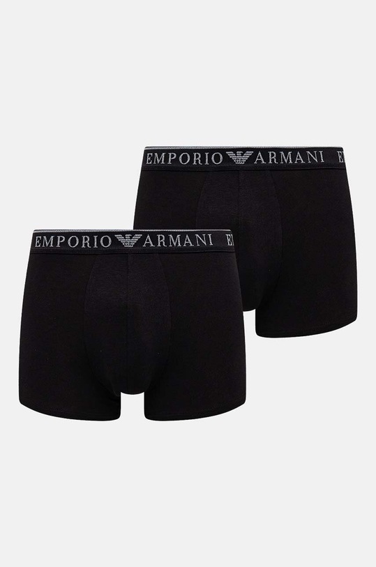 Boxerky Emporio Armani Underwear 2-pack pletenina černá 111769.4F720