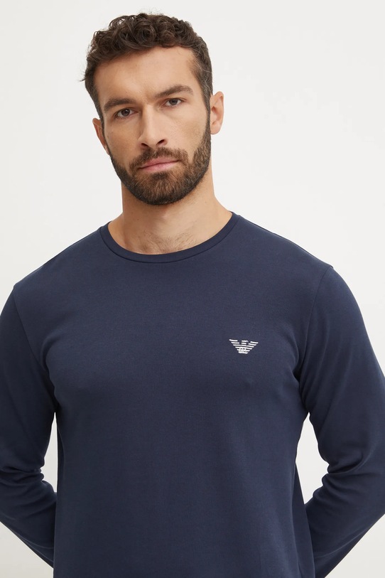 Emporio Armani Underwear piżama bawełniana 111955.4F599 granatowy