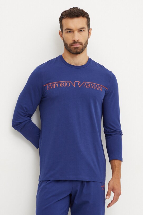 Îmbrăcăminte Emporio Armani Underwear pijama 112033.4F516 bleumarin