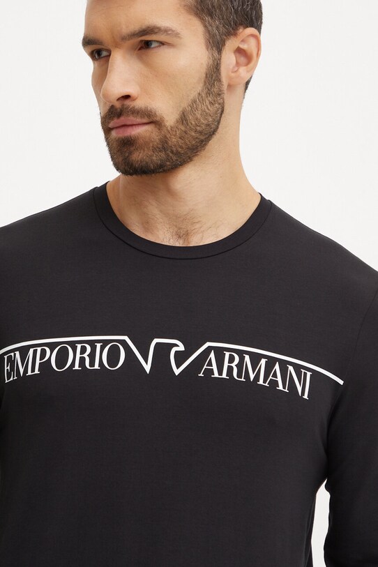 Πιτζάμα Emporio Armani Underwear 112033.4F516 μαύρο