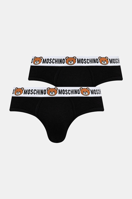Сліпи Moschino Underwear 2-pack трикотаж чорний 1385.4402.M