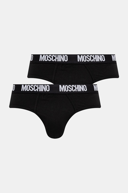 Moschino Underwear slipy 2-pack dzianina czarny 1388.4301