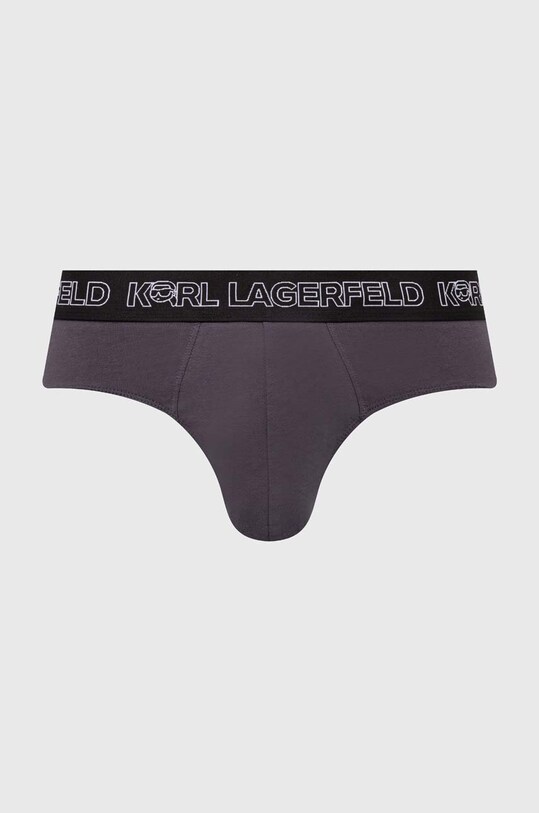 Karl Lagerfeld slipy 3-pack 245M2106 czarny AW24