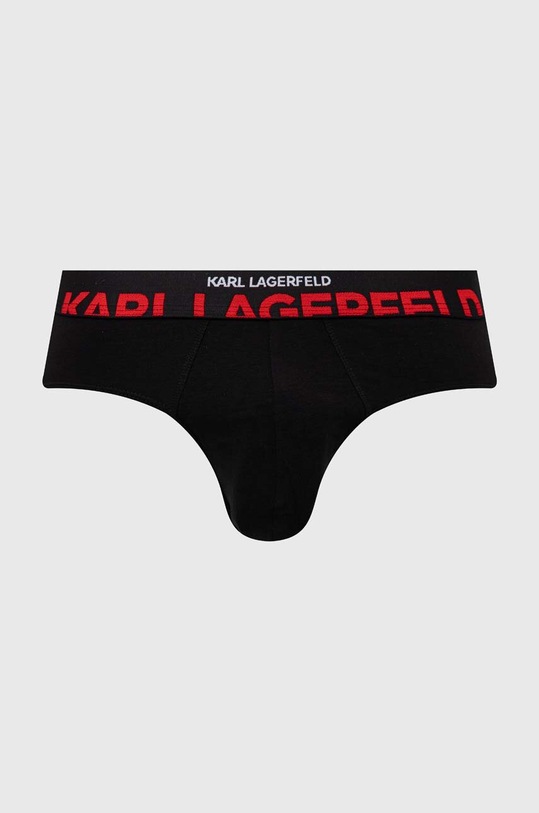 Karl Lagerfeld slipy 3-pack 245M2101 czarny AW24