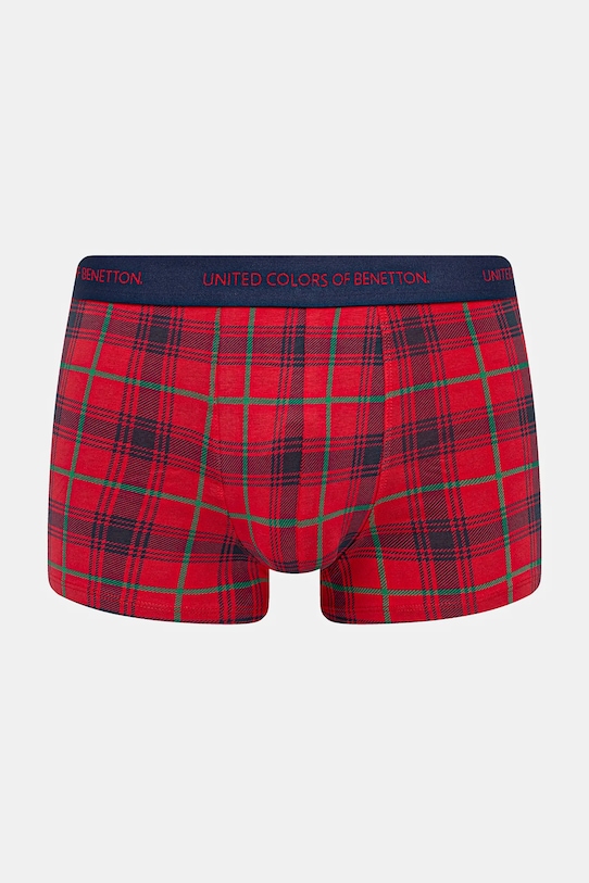 United Colors of Benetton bokserki dzianina czerwony 3TRL2X01A
