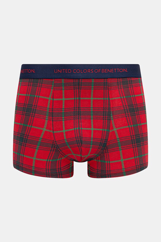 United Colors of Benetton bokserki dzianina czerwony 3TRL2X01A