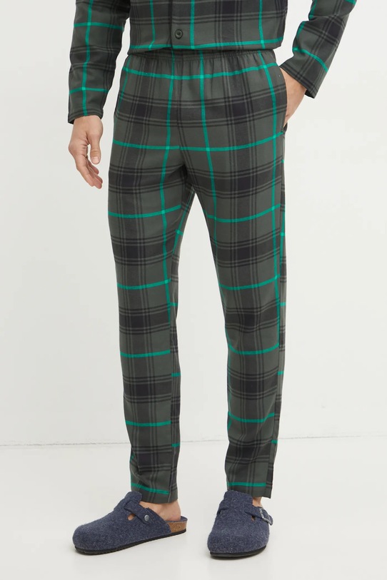 United Colors of Benetton pijamale de bumbac verde 43UL4P00A