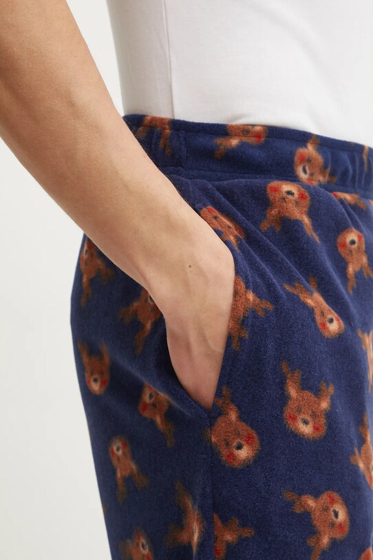 United Colors of Benetton pantaloni de pijama bleumarin 3XGC4F00T